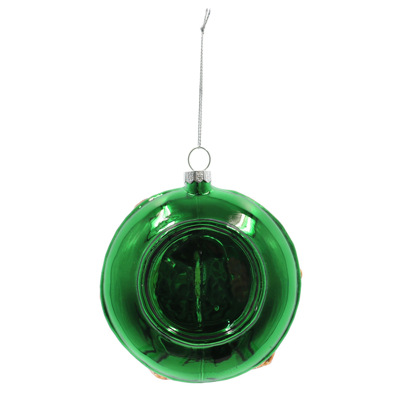 slide 2 of 4, 4" Oyster Platter Glass Ornament By Ashland, 3.55 in x 1.19 in x 3.94 in