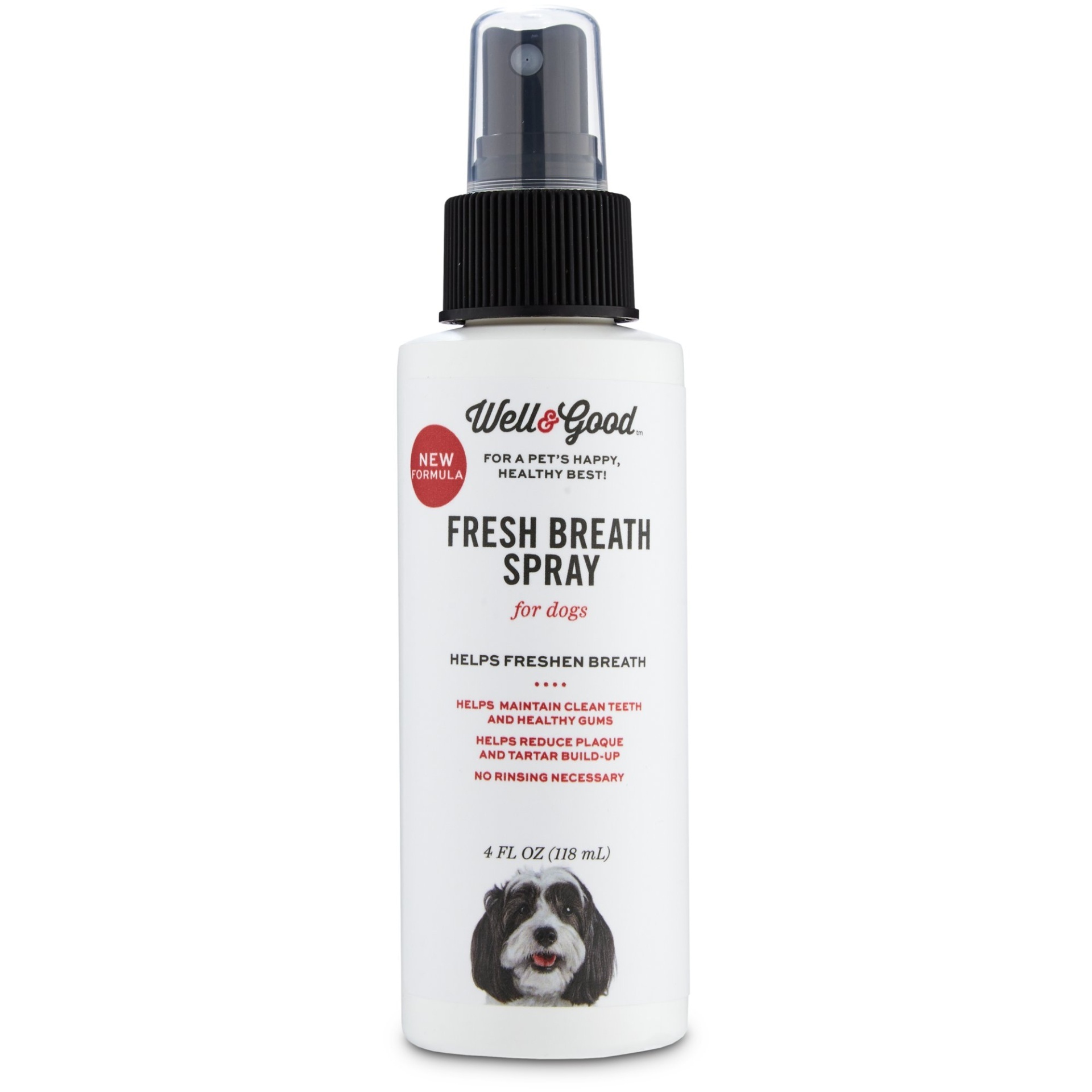 slide 1 of 1, Well & Good Dog Breath Spray, 4 fl oz