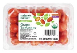 Nature's Basket Organic Grape Tomatoes, Quart