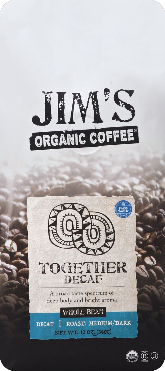 slide 3 of 4, Jim's Organic Coffee Coffee - 12 oz, 12 oz