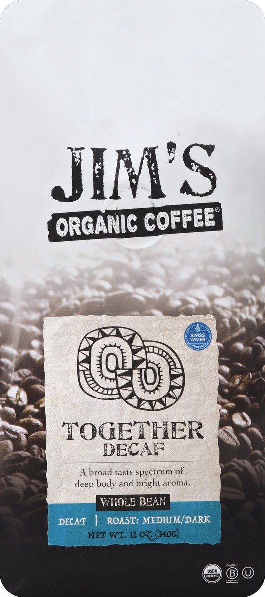 slide 1 of 4, Jim's Organic Coffee Coffee - 12 oz, 12 oz