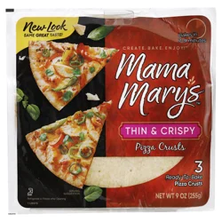 Mama Mary's Thin & Crispy Pizza Crusts, 3 count, 9 oz