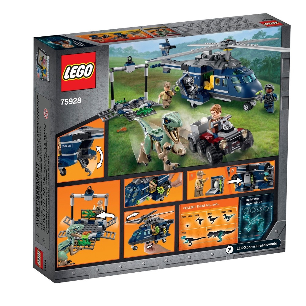 slide 5 of 5, LEGO Jurassic World Blue's Helicopter Pursuit 75928, 1 ct