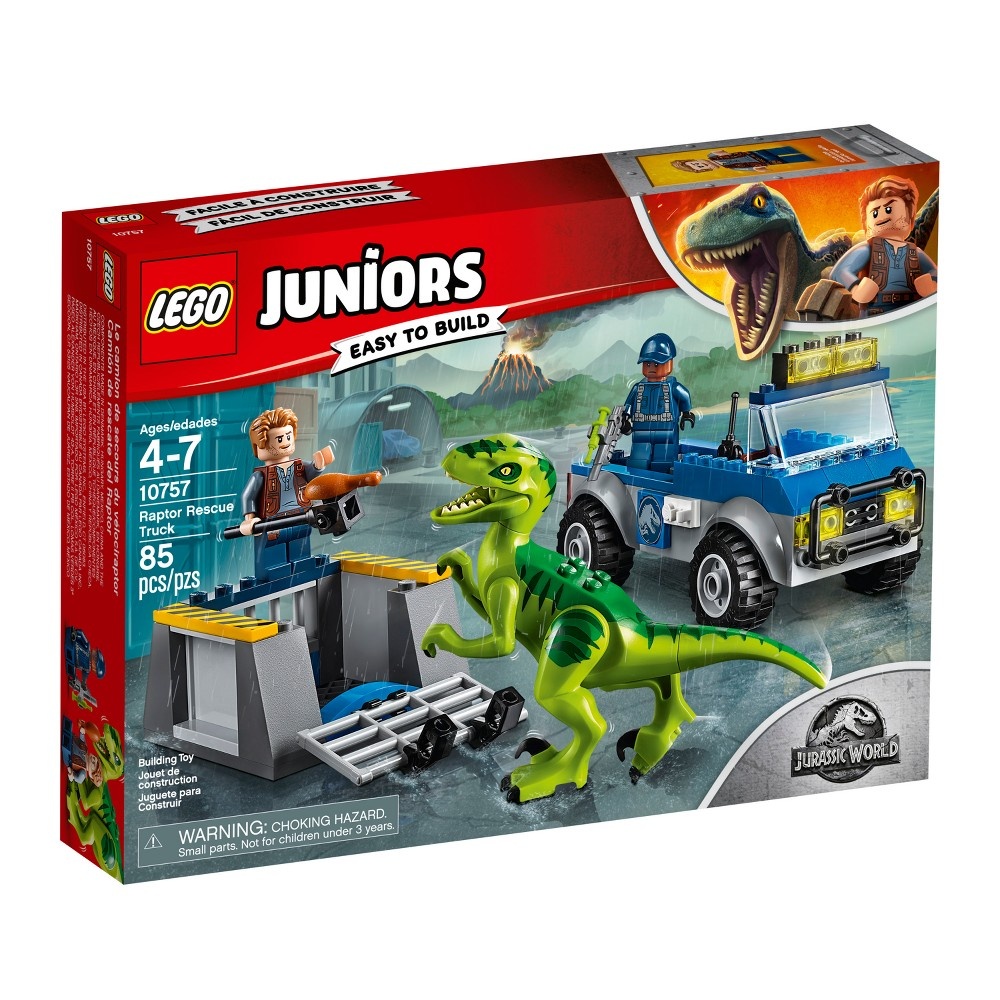 slide 4 of 5, LEGO Juniors Jurassic World Raptor Rescue Truck 10757, 1 ct