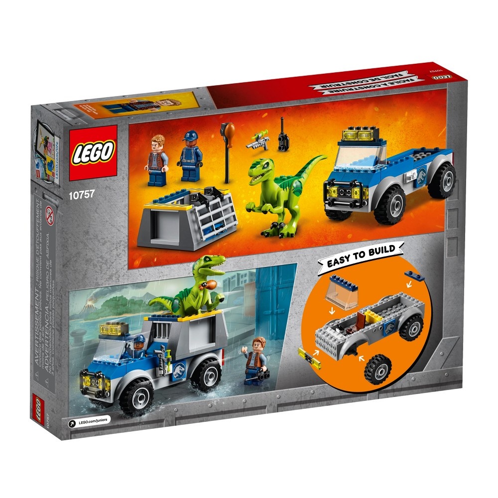 slide 5 of 5, LEGO Juniors Jurassic World Raptor Rescue Truck 10757, 1 ct