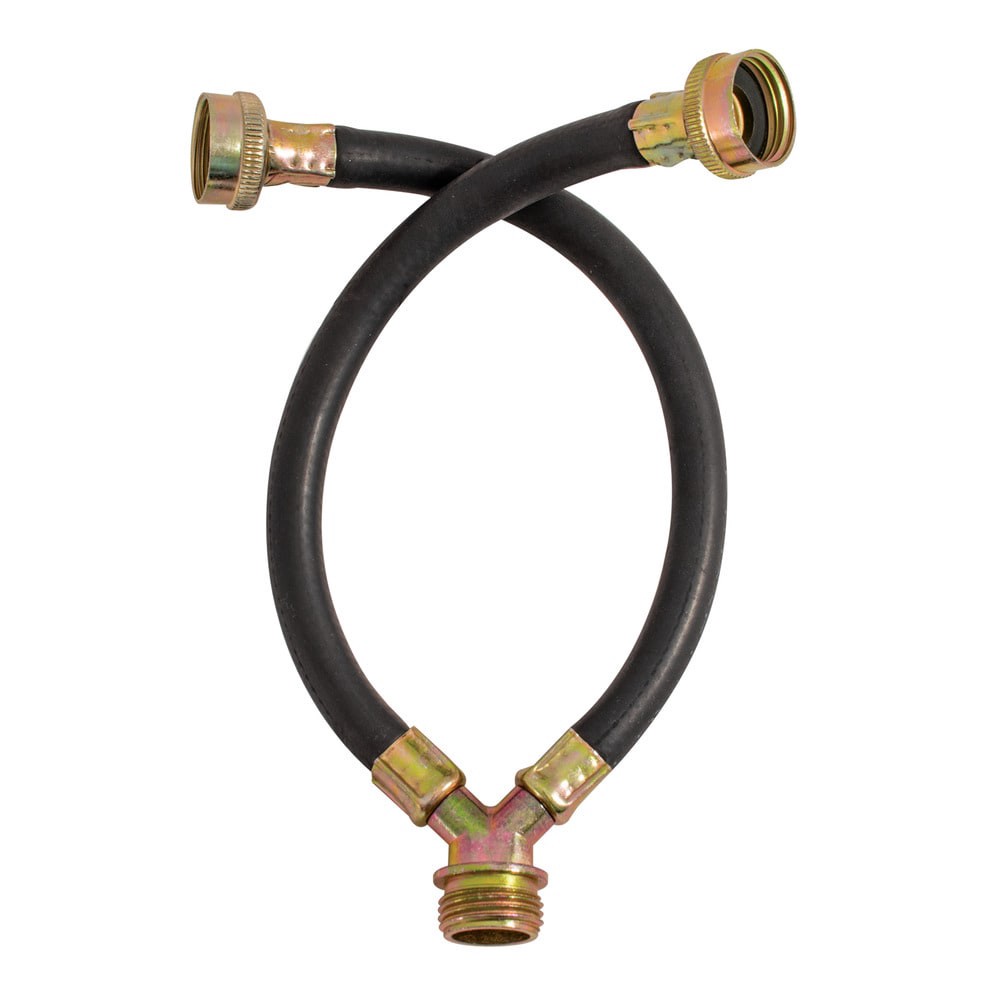 slide 1 of 6, EASTMAN 12-in 3/4 -in FHT Inlet x 3/4 -in MHT Outlet Rubber Washing machine connector, 1 ct