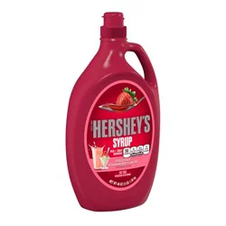 Hershey's Strawberry Flavored Syrup Bottle, 48 oz