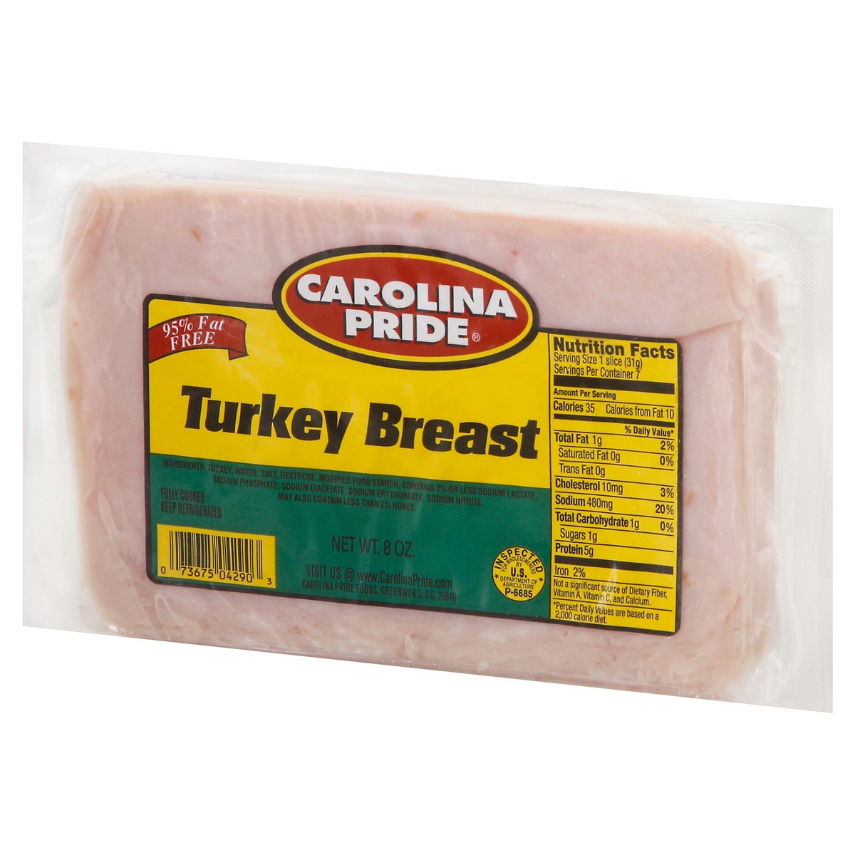 slide 2 of 9, Carolina Pride Turkey Breast 8 oz, 8 oz