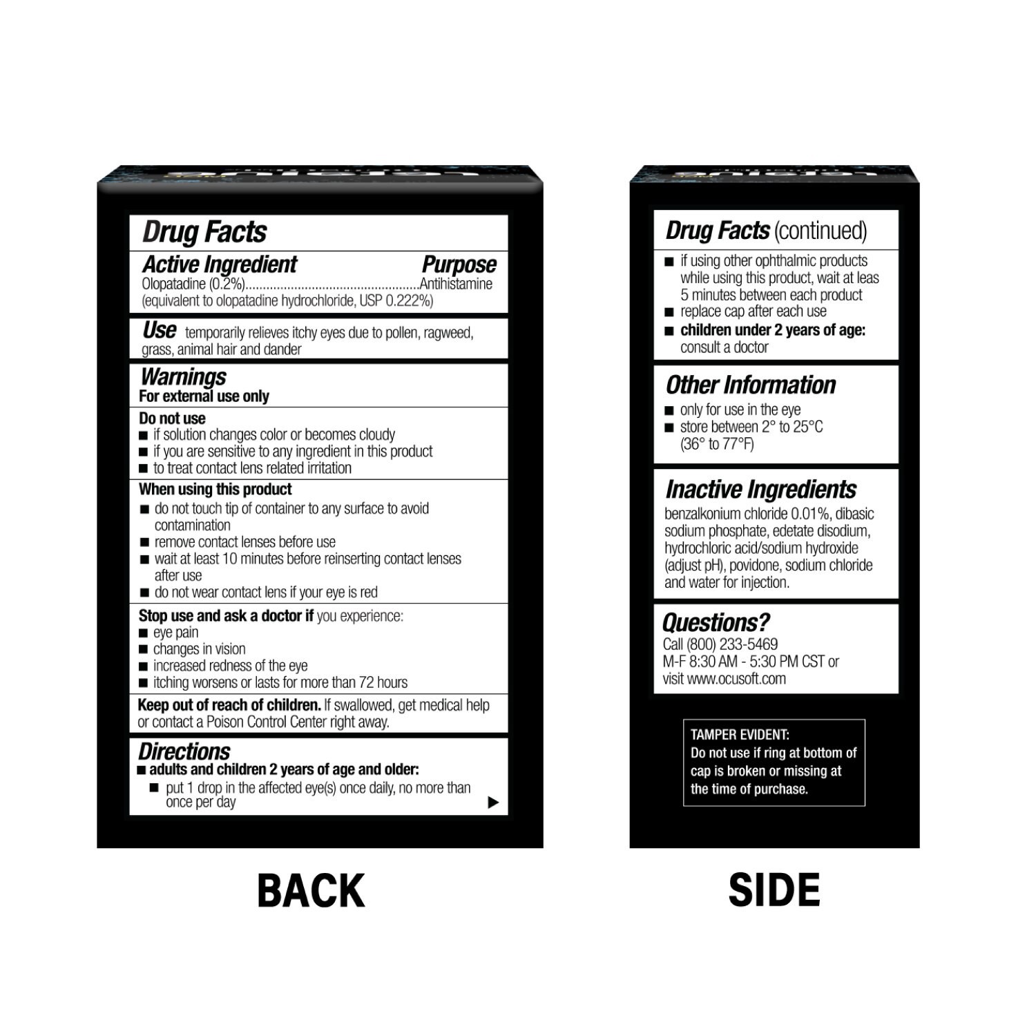 slide 2 of 7, OCuSOFT Retaine Eye Allergy Itch Relief 0.085 fl oz, 0.085 fl oz