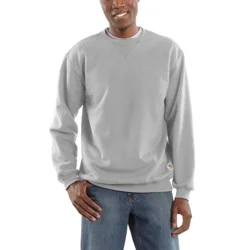 Carhartt Men's Marquette Crewneck Sweatshirt, 2xlarge, Heather Gray