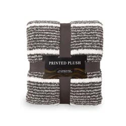 Berkshire RetroPlush Blanket - 60 in x 90 in, Molton Coal