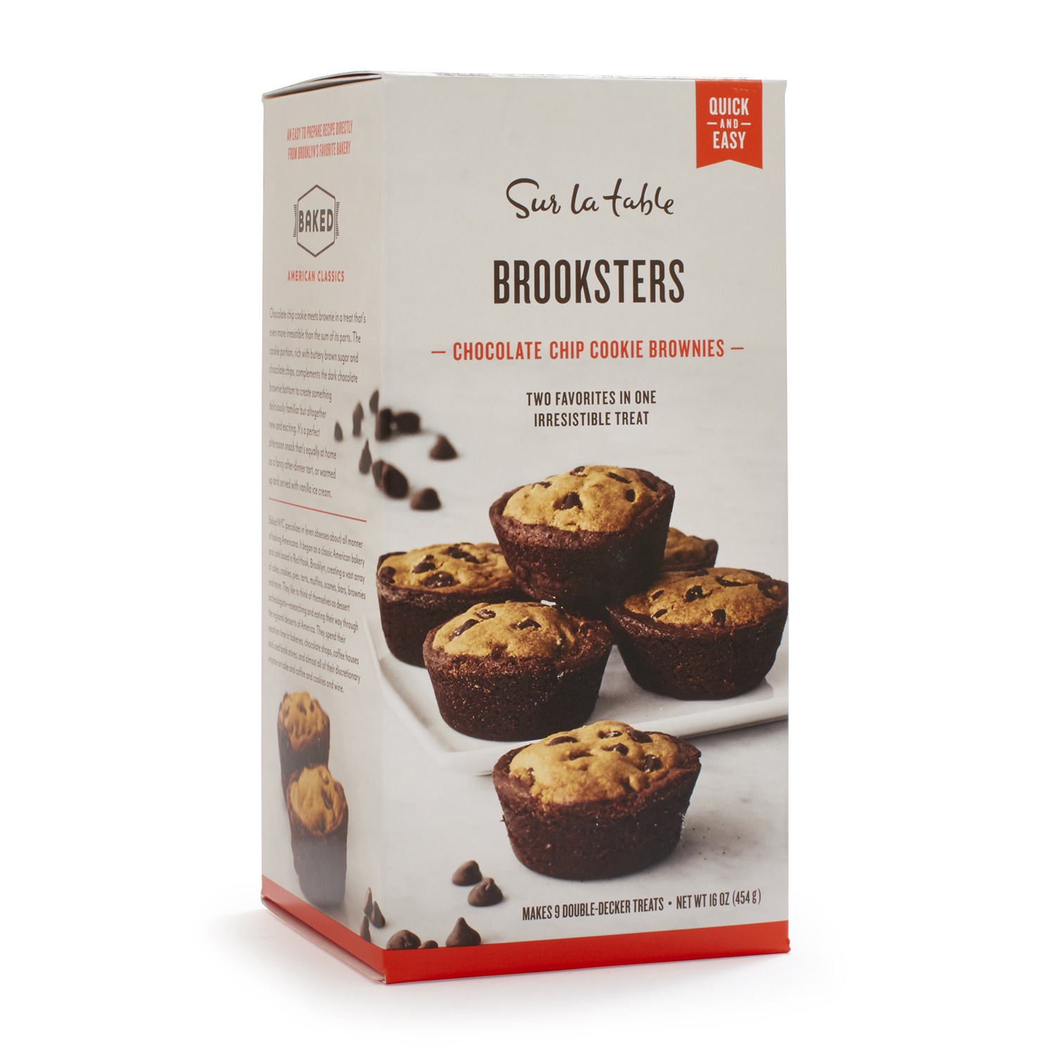 slide 1 of 1, Sur La Table Brooksters (Chocolate Chip Cookie Brownies) Mix, 1 ct