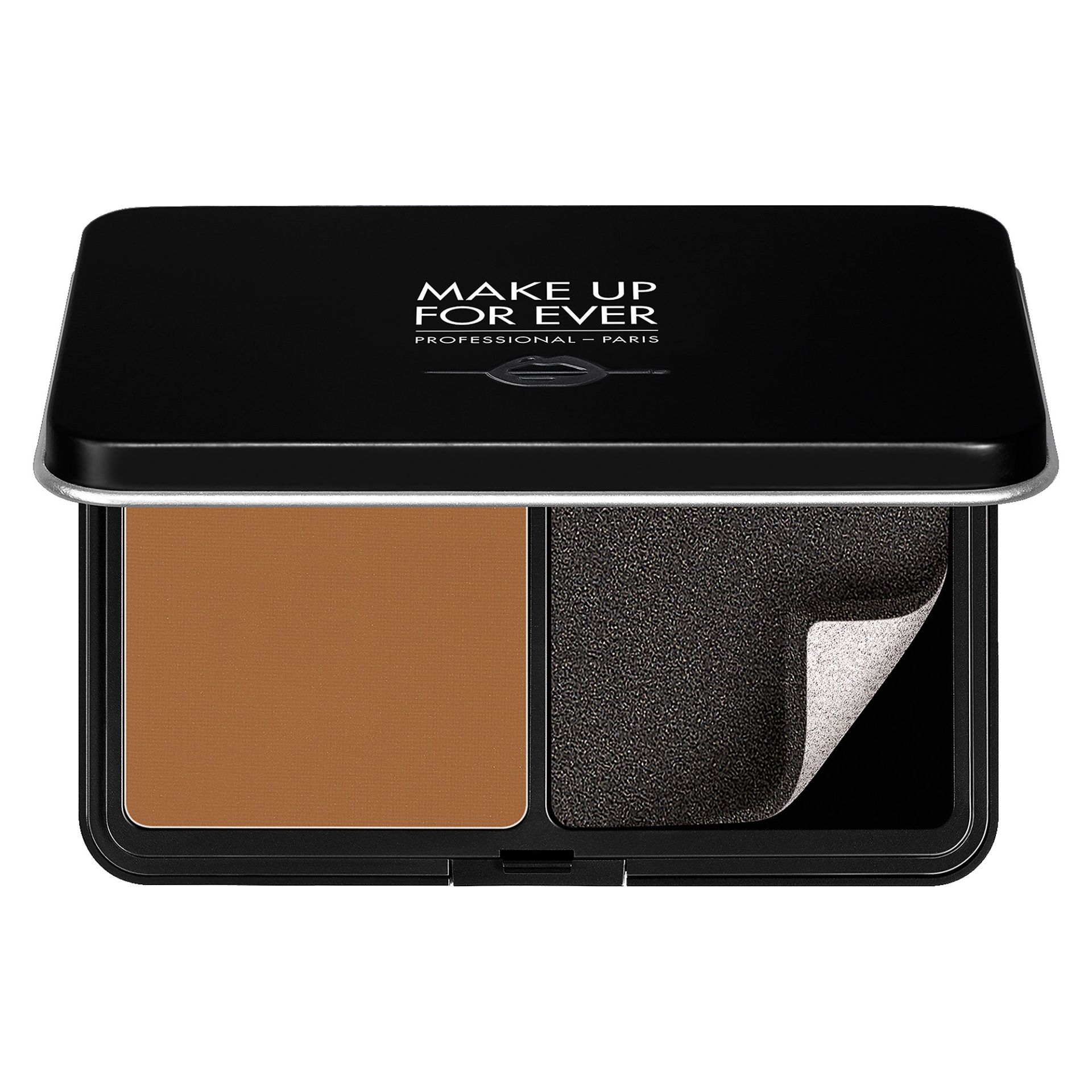 Make Up for Ever Matte Velvet Skin Blurring Powder Foundation, Y535 Chestnut, 0.38 oz