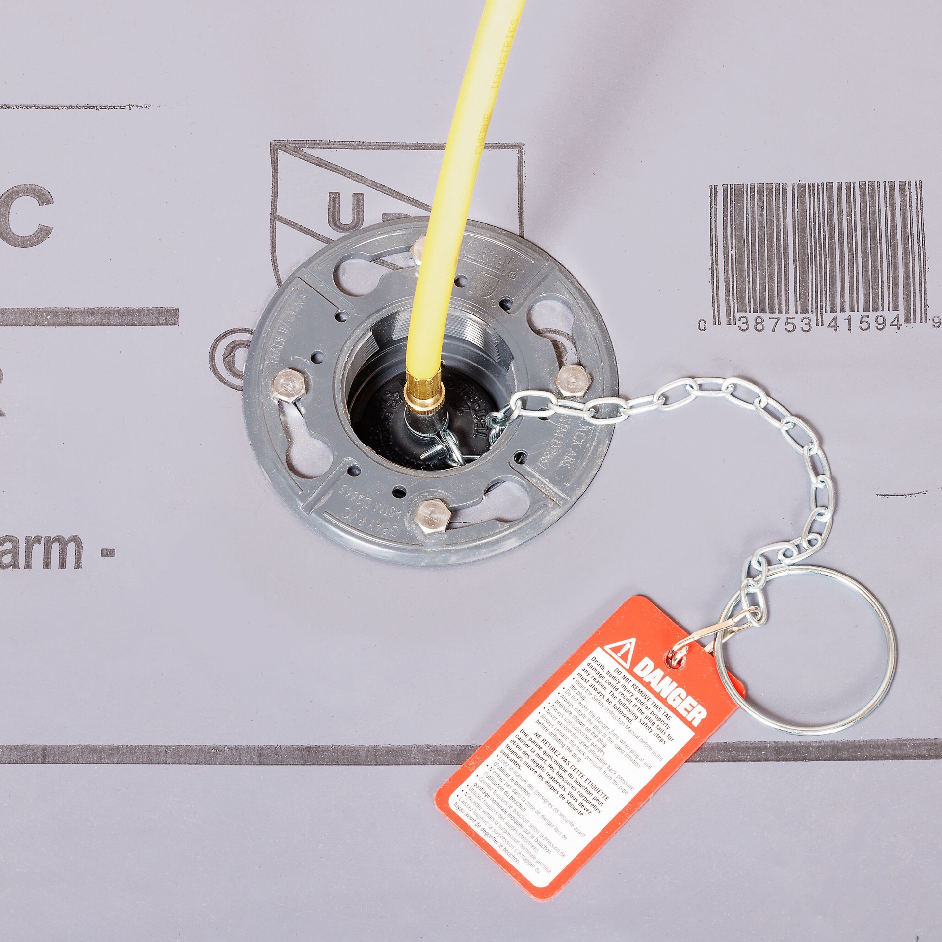 slide 2 of 4, Cherne 2-in ABS DWV Test-Ball Plug, 1 ct