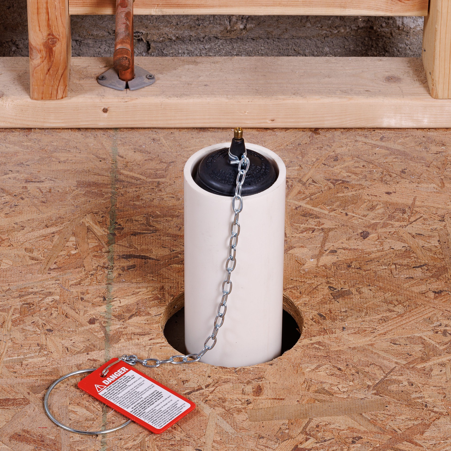 slide 2 of 4, Cherne 3-in ABS DWV Test-Ball Plug, 1 ct