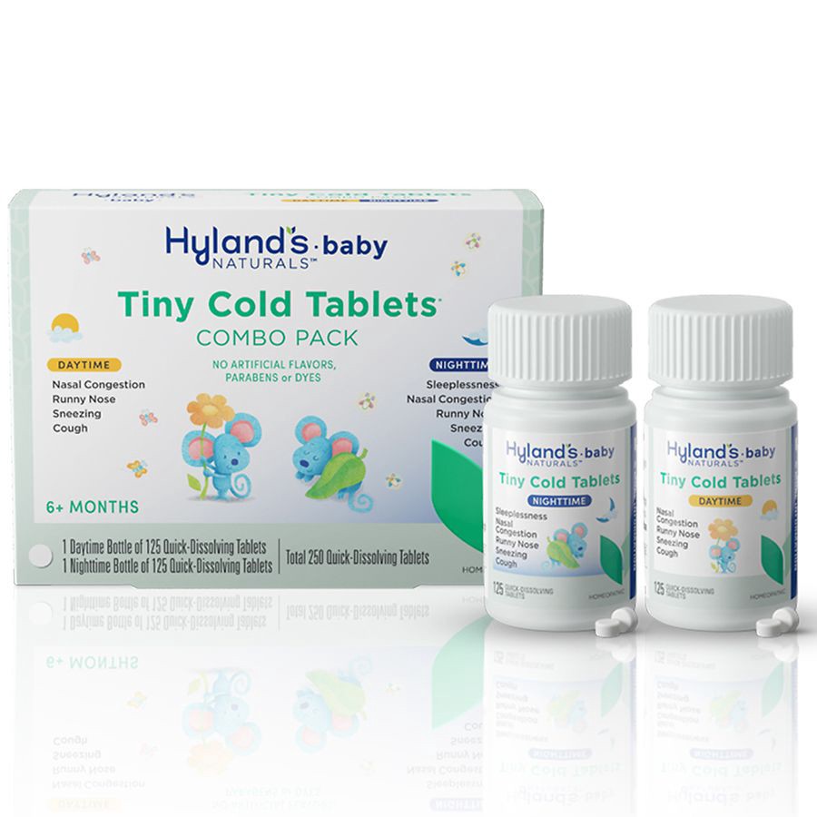 slide 2 of 5, Hyland's Baby Tiny Cold Tablets Combo Pack, 125 ct x 2 ct