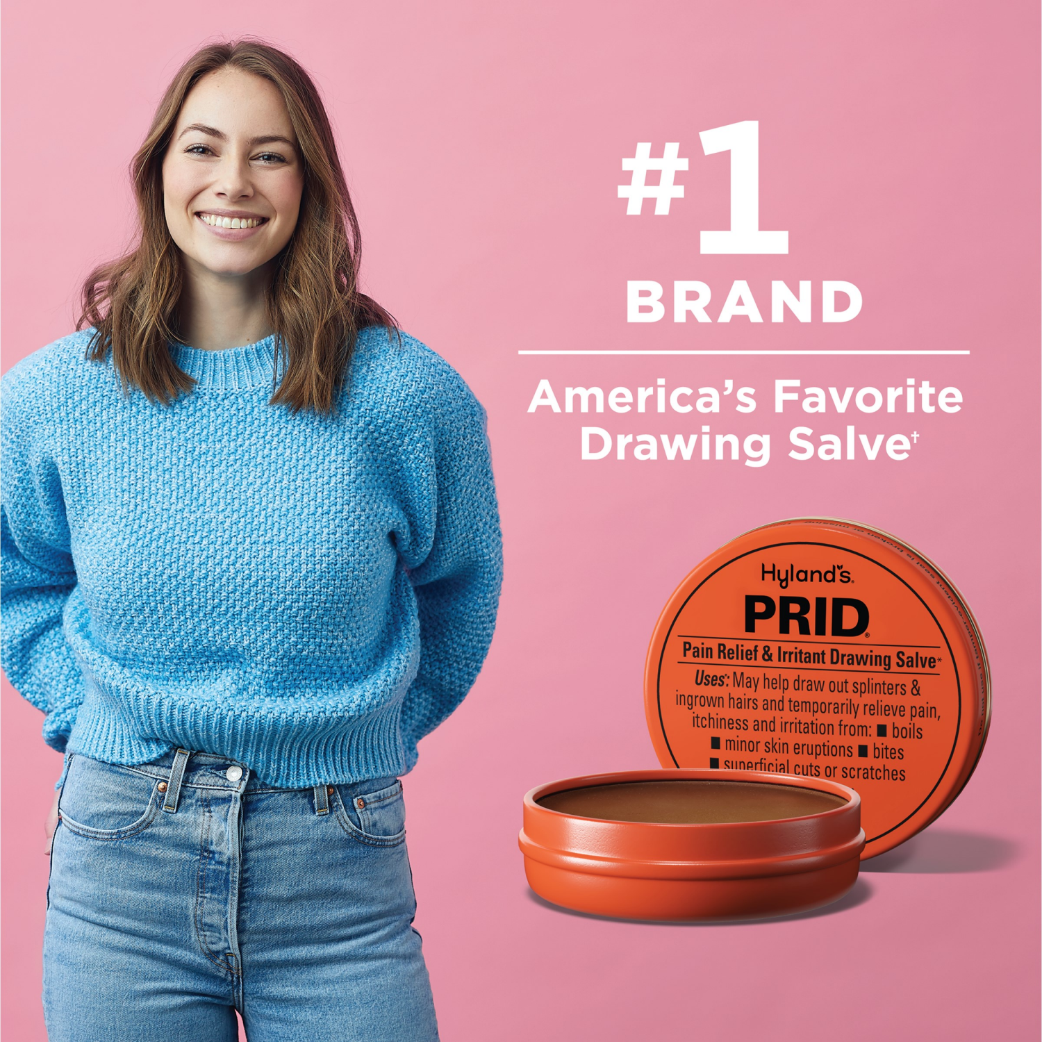 slide 3 of 7, Hyland's Naturals Prid Pain Relief & Irritant Drawing Salve 0.63 oz, 0.63 oz