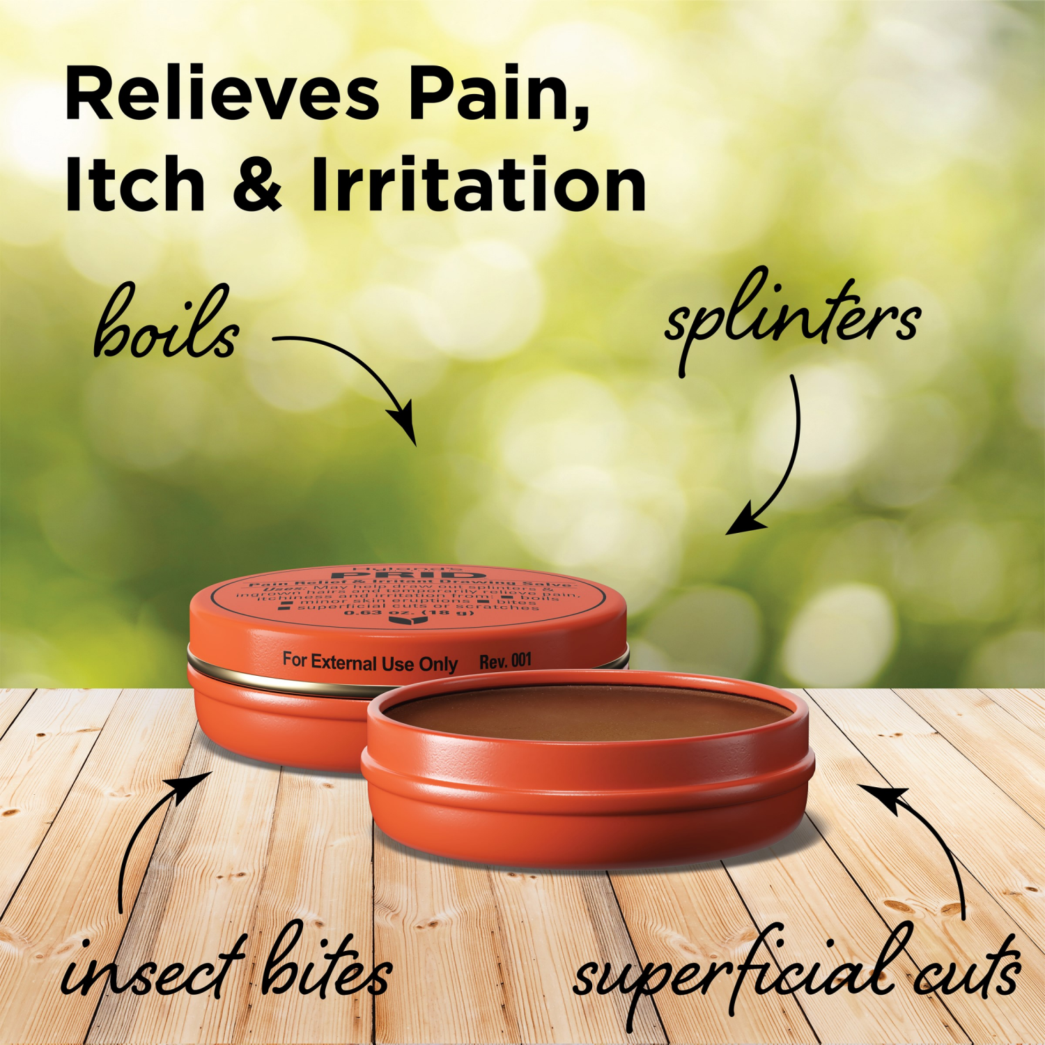 slide 7 of 7, Hyland's Naturals Prid Pain Relief & Irritant Drawing Salve 0.63 oz, 0.63 oz