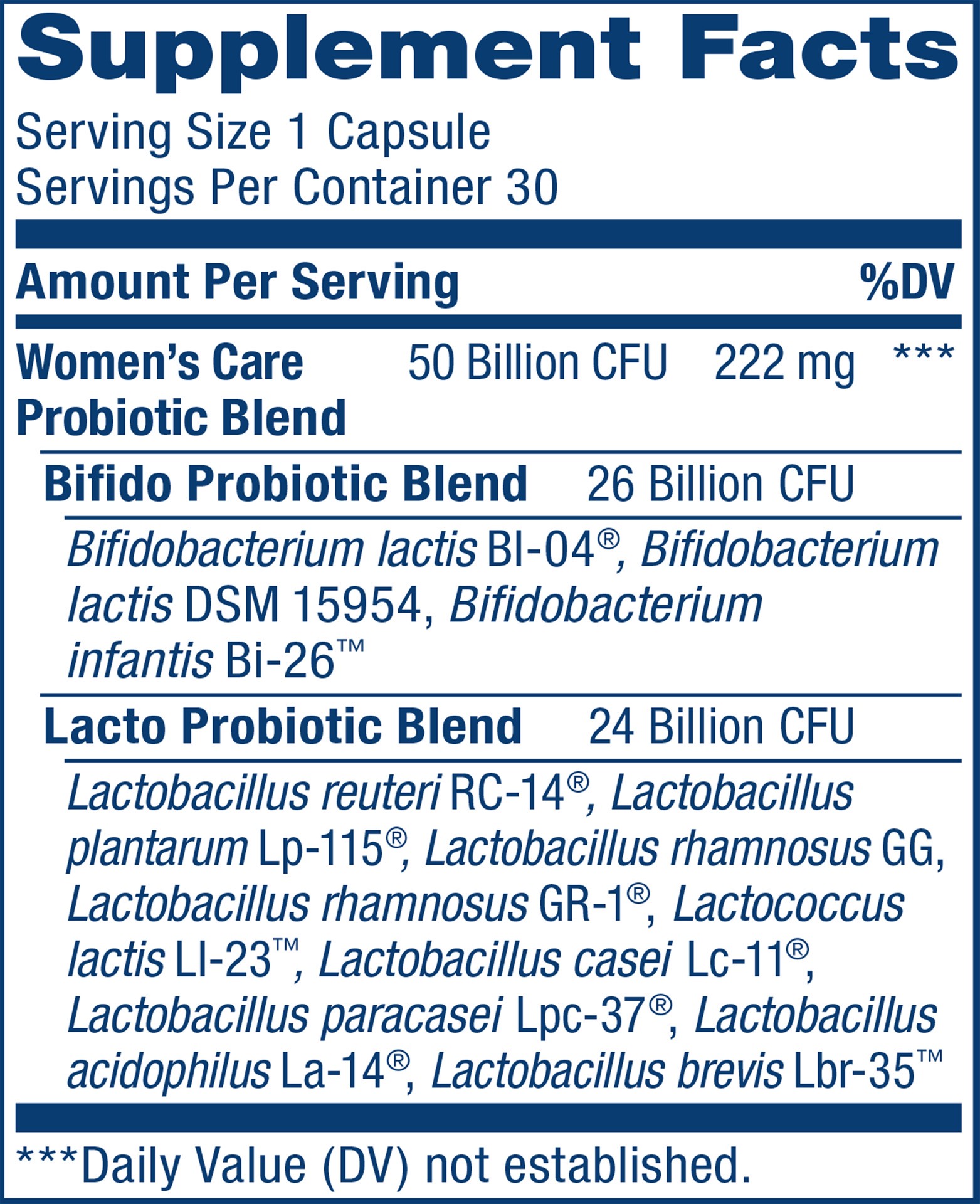 slide 3 of 5, Renew Life Women's Care Ultimate Flora Probiotic 30 Ct Capsules, 30 ct
