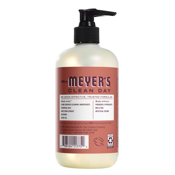 slide 3 of 5, Mrs. Meyer's Fall Leaves Liquid Hand Soap, 16 oz