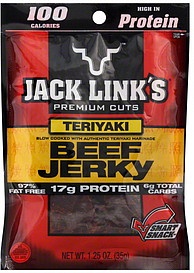 slide 1 of 1, Jack Link's Teriyaki Beef Jerky, 1.25 oz