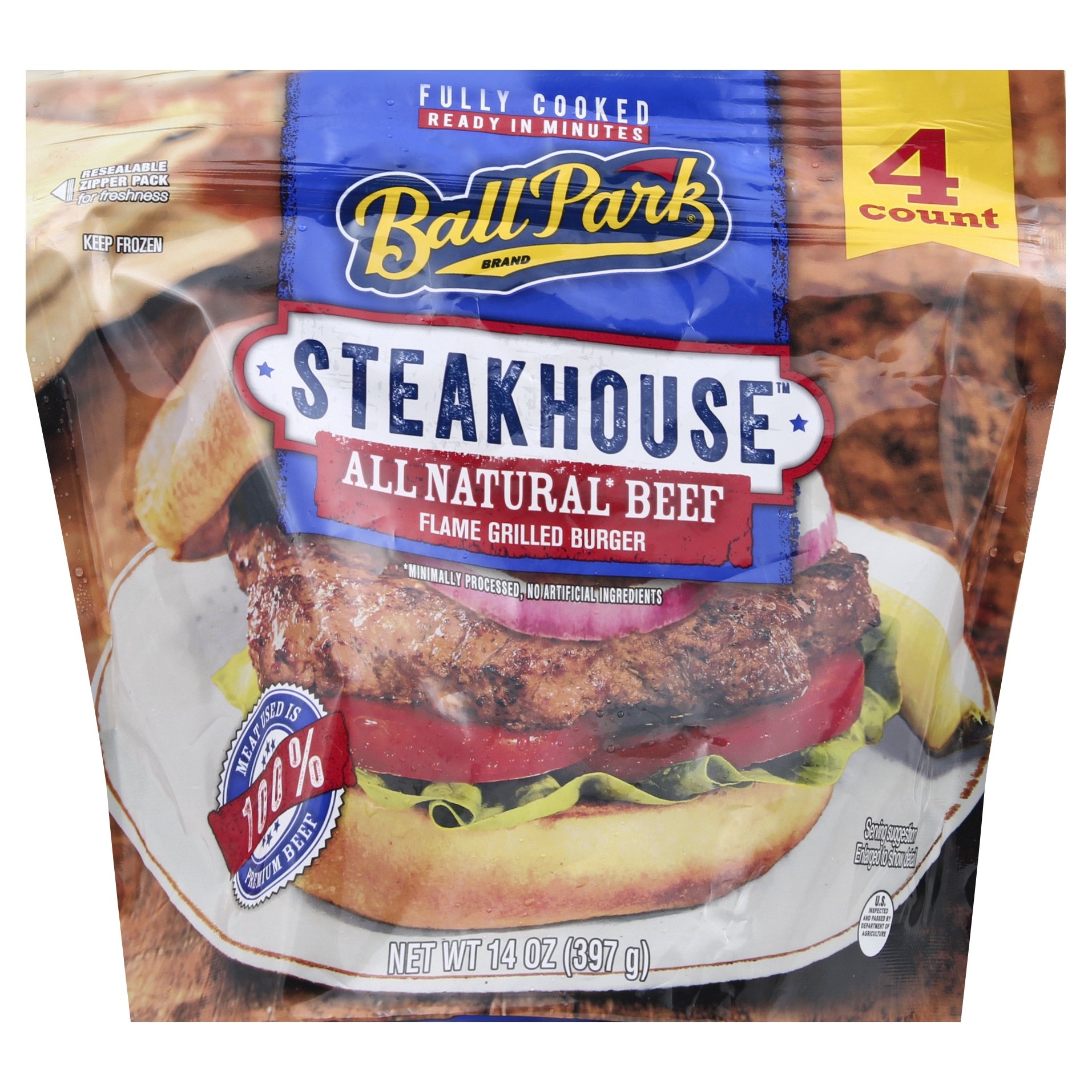 slide 1 of 1, Ball Park Beef, 14 oz