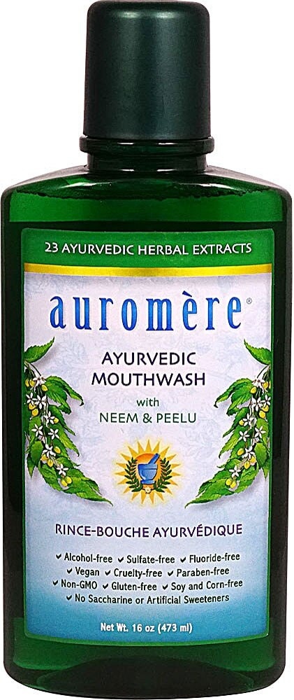 slide 1 of 1, Auromere Ayurvedic Mouthwash, 16 fl oz