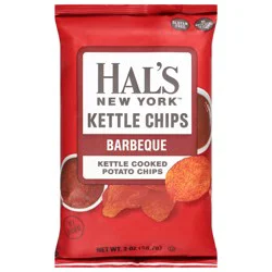 Hal's New York Kettle Cooked Barbeque Potato Chips 2 oz