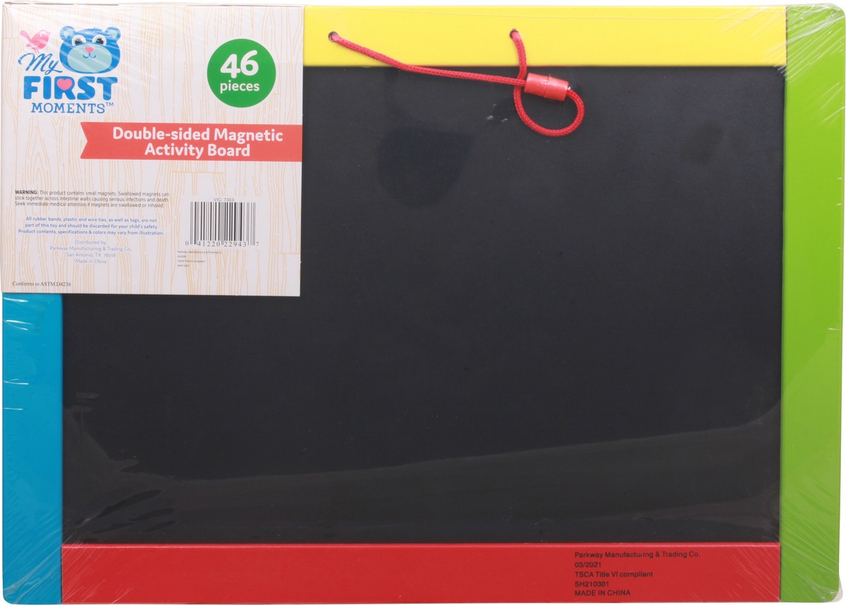 slide 2 of 7, My First Moments Double-Sided Magnetic Activity Board 1 ea, 1 ct