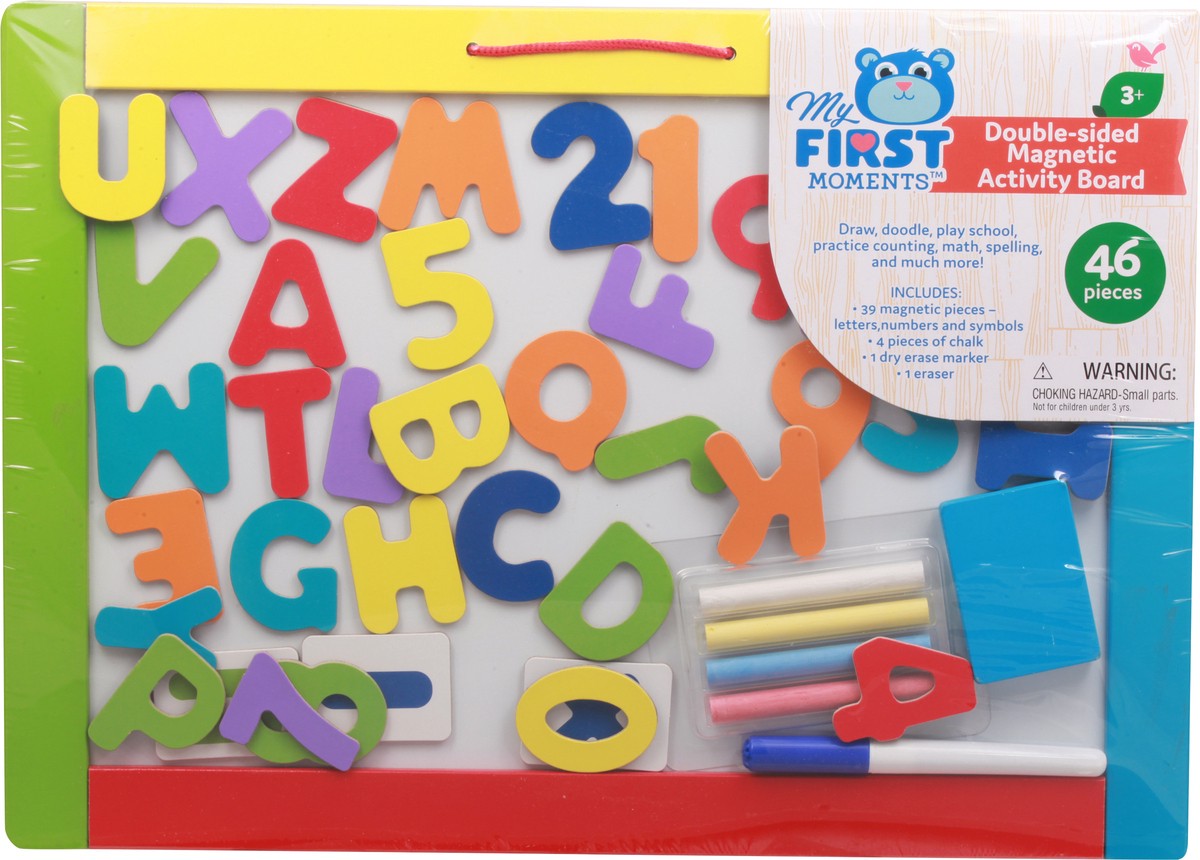slide 1 of 7, My First Moments Double-Sided Magnetic Activity Board 1 ea, 1 ct