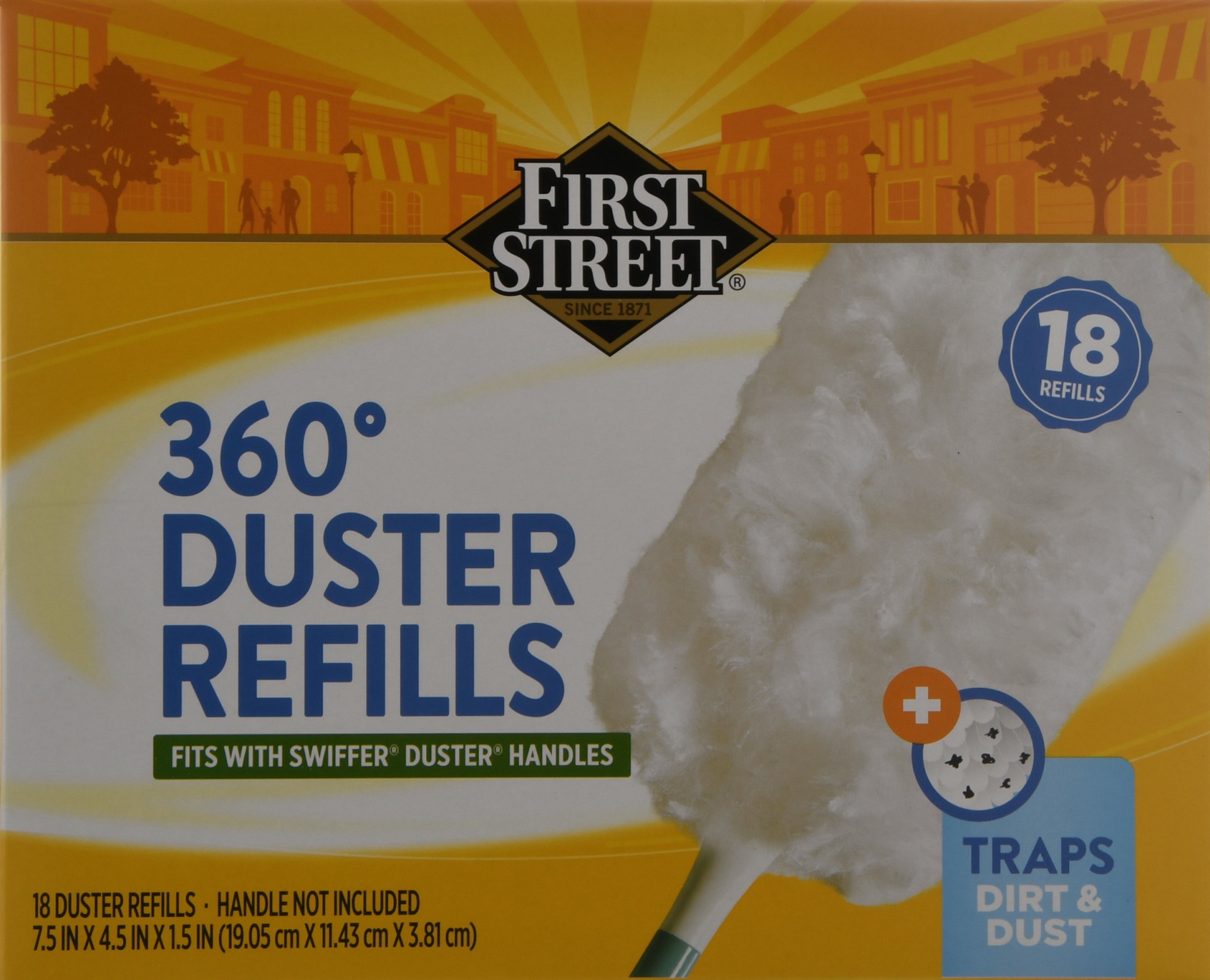 slide 1 of 1, First Street 360 Duster Refill, 18 ct