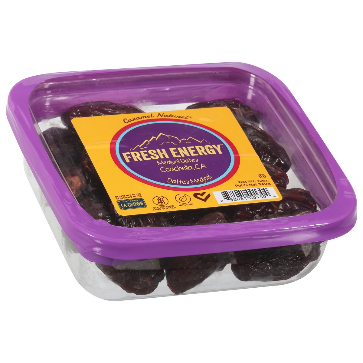 slide 9 of 9, Caramel Naturel Fresh Energy Medjool Dates 12 oz, 16 oz