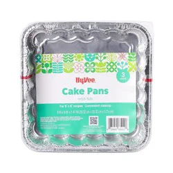 Hy-Vee Cake Pan With Lid