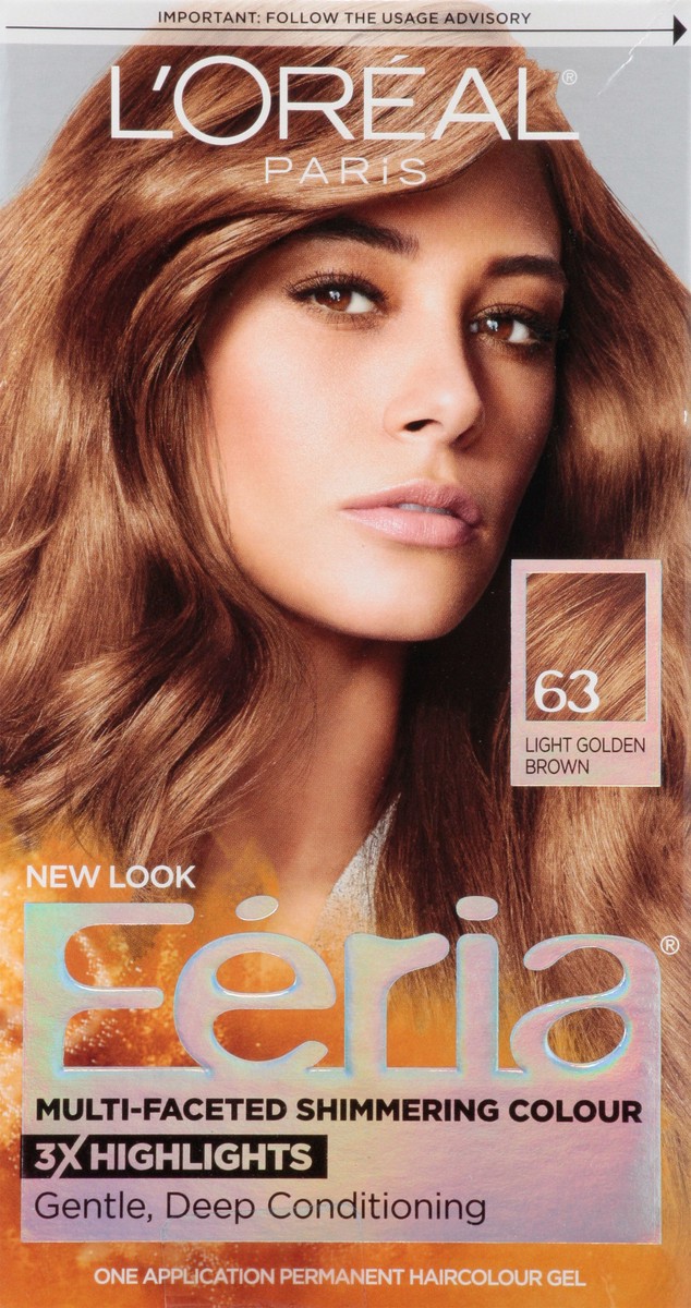 slide 7 of 12, L'Oréal Fería Light Golden Brown 63 Permanent Haircolour Gel 1 ea, 1 ct