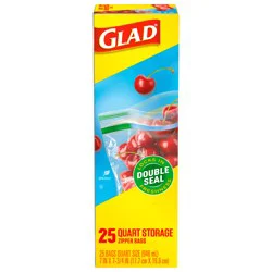 Glad Bags Storage Quart