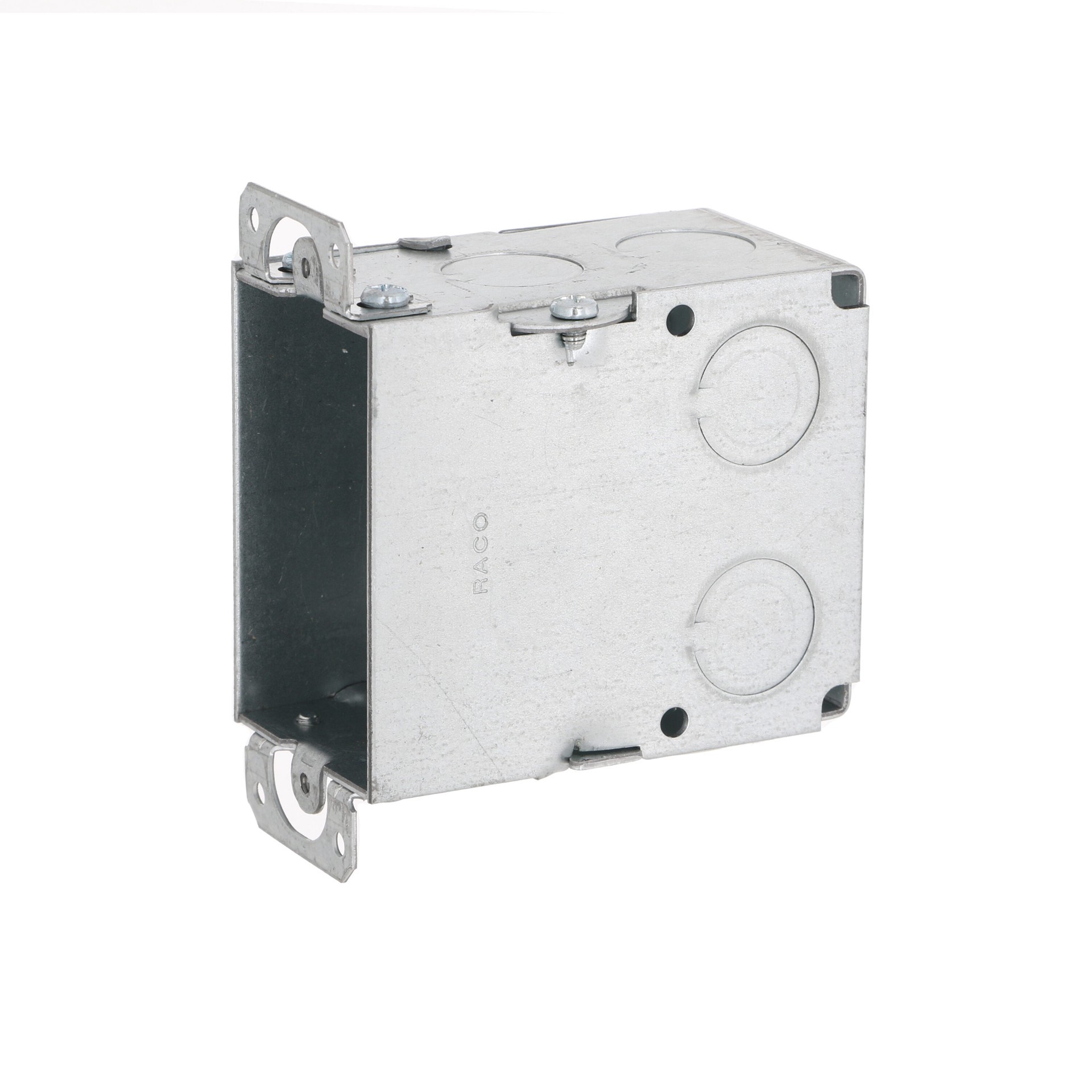 slide 6 of 6, Hubbell RACO 1 -Gang Galvanized steel New work/Old work Switch/Outlet Electrical Box, 1 ct