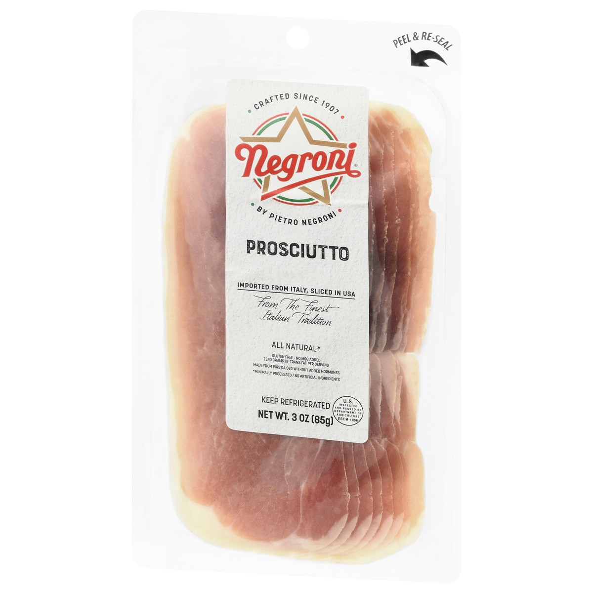 slide 2 of 4, Negroni Prosciutto Crudo, 3 oz