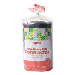 Hy-Vee Extra Heavy Duty Contractor Clean-Up Bags - 45 gal