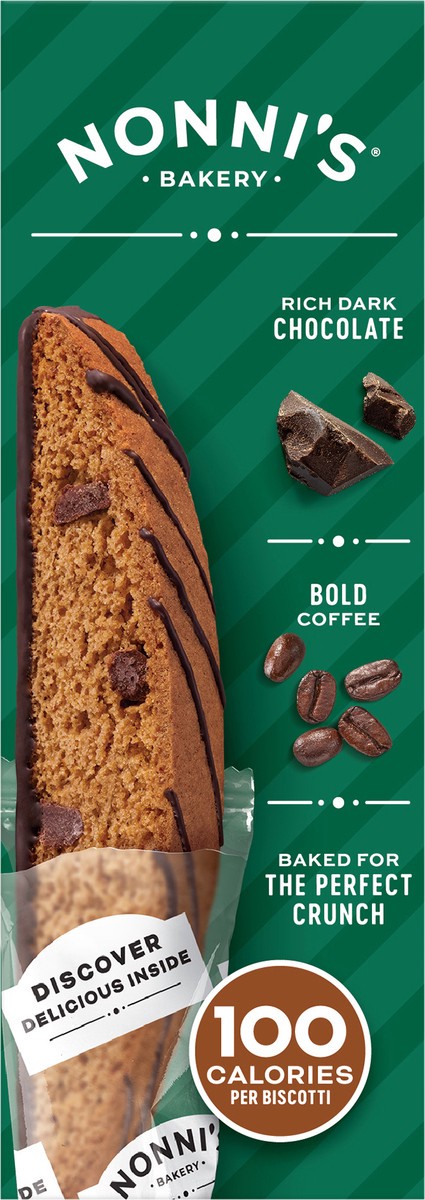 slide 7 of 8, Nonni's Nonni’s Espresso Chocolate Chip Biscotti, 8-count carton 6.88 oz, 8 ct