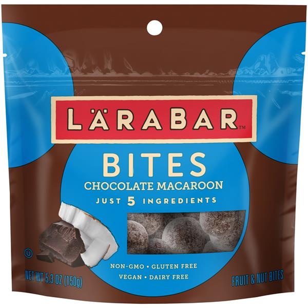 slide 1 of 1, LRABAR Double Chocolate Brownie Bites, 5.3 oz