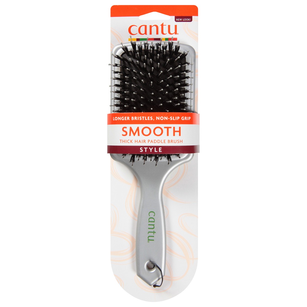 slide 1 of 9, Cantu Smooth Style Thick Hair Paddle Brush 1 ea, 1 ct