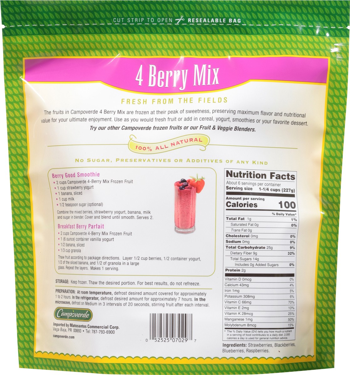 slide 2 of 13, Campoverde 4 Berry Mix 48 oz, 3 lb