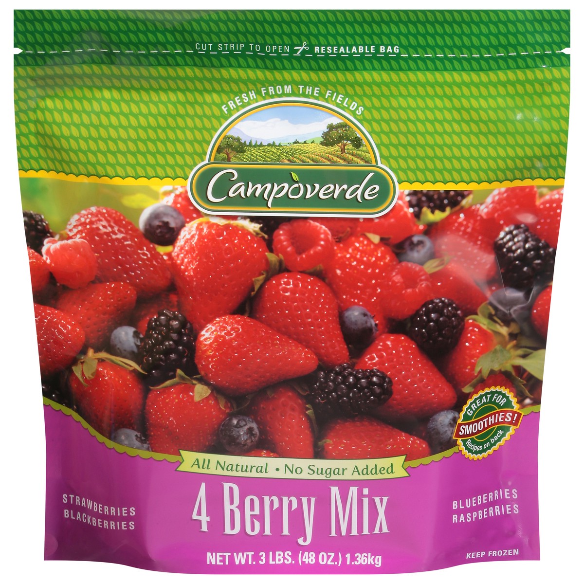 slide 11 of 13, Campoverde 4 Berry Mix 48 oz, 3 lb