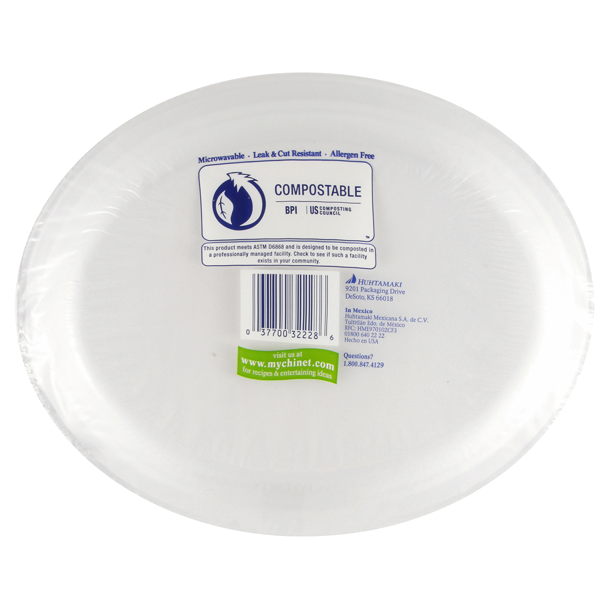 slide 6 of 6, Chinet Classic White Platters, 24 ct