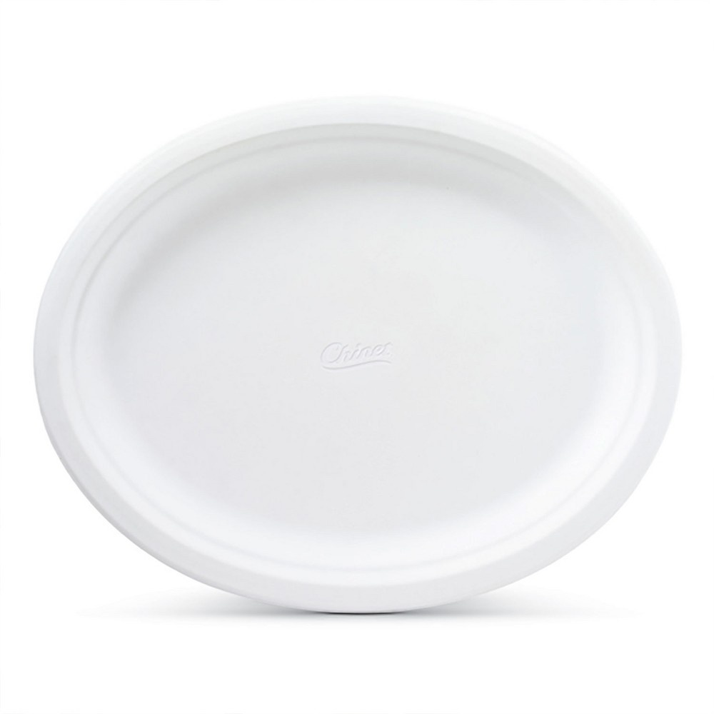 slide 5 of 6, Chinet Classic White Platters, 24 ct