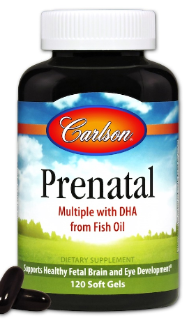 slide 1 of 1, Carlson Prenatal Multi With Dha, 120 ct