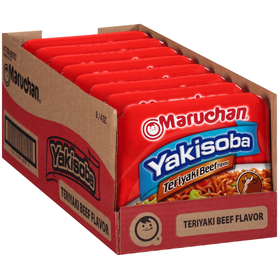 slide 2 of 8, Maruchan Yakisoba Teriyaki Flavor Noodles, 4 oz