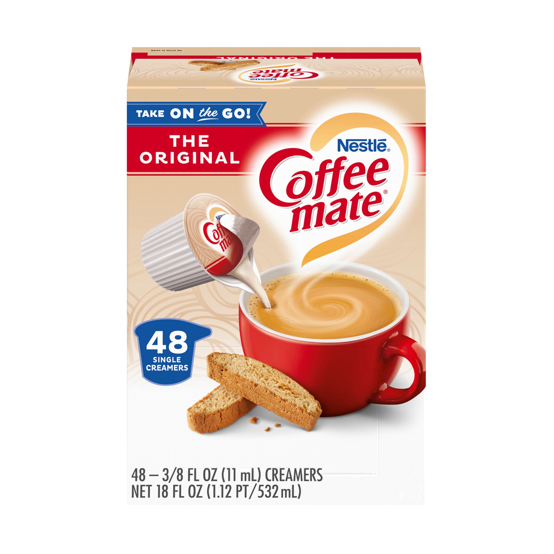 slide 1 of 3, Coffee mate Nestle Coffee mate Original Liquid Coffee Creamer Singles - 9 oz, 9 oz