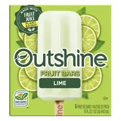 Outshine Lime Fruit Ice Bars 6 ea
