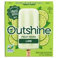 Outshine Lime Fruit Bars 6 ea